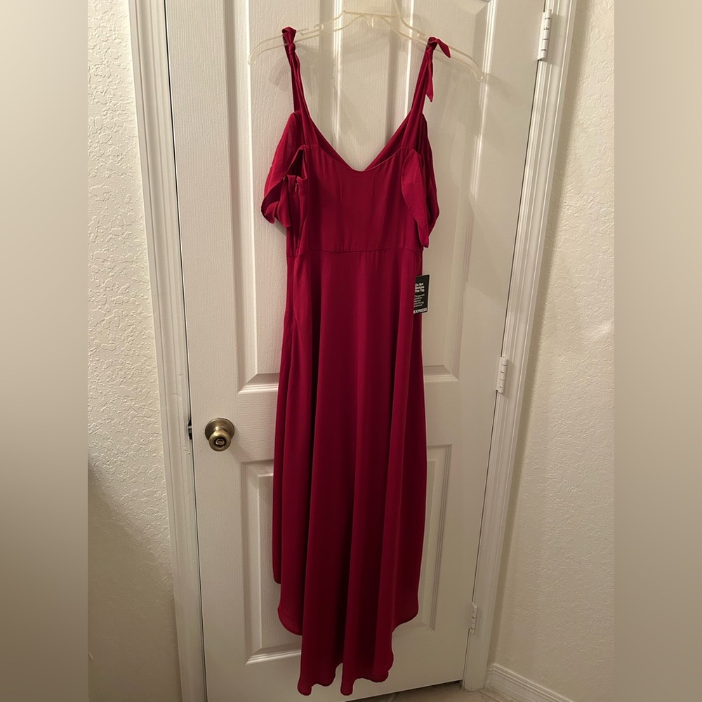 Express Scarlet High Low Dress